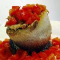 Rotolo di branzino con carciofi