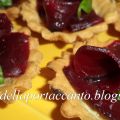 Tortini di ricotta al forno con barbabietole