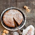 Torta amaretti, pangrattato e cioccolato
