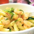 Pasta con gamberi e zucchine