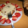 Colomba con crema pasticcera e fragole
