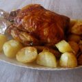 Pollo al forno con patate al rosmarino