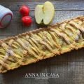 Crostata di mele con crema veloce