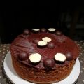 TORTA CON CREMA DI NOCCIOLE IN 2 TEMPI