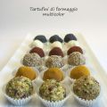 Tartufini di formaggioio multicolor