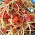 Spaghetti al pomodoro crudo
