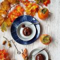 Budino di cachi e cacao