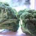 Zuppa di broccoli con crostini al parmigiano