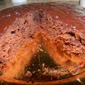 Torta affogata al vino rosso