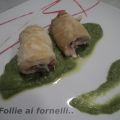 Involtini di pollo Dukan su crema di asparagi