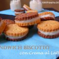 Sandwich Biscotto con Crema al Latte