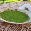 Salsa alla rucola per tagliata di manzo.