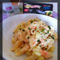 Pennette cremose con patate e salmone