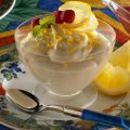 Mousse di limone e fragole