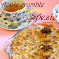 Apple crumble al profumo di spezie