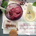 Elderberry and orange ice cream with white[...]