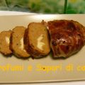 Polpettone al forno con melanzane al funghetto