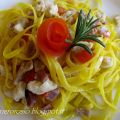 Laganelle allo zafferano con sugo di coniglio