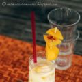 Mangia-bevi alla pesca e vaniglia