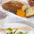 Cake alle fave, parmigiano e calendule