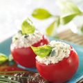 Pomodori ripieni con ricotta e pesto