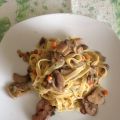 tagliatelle funghi e limone