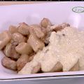 Gnocchi con radicchio e ricciola