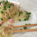 Spaghetti di Konjac cremosi all'uovo con[...]