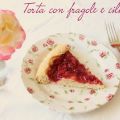 Torta con fragole e ciliegie
