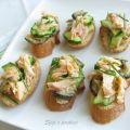 Crostini al salmone
