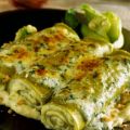 Cannelloni verdi con cavolfiore e noci