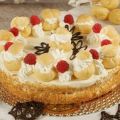 Torta con crema Torrone