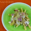 Pasta con cavolo cappuccio e scamorza affumicata