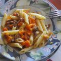 Penne con zucca e salsiccia