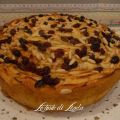 Torta alle mele, uvetta e pinoli