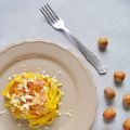 Linguine con Crema di Zucca, Speck Croccante, e[...]