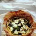 Quiche con broccoli, caprino e latte di cocco