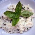 Risotto con basilico fresco