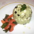 Cous cous al pesto e melanzane fritte