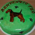 Torta Con Cane Welsh Terrier