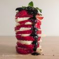 Carpaccio di fragole e pecorino