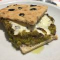 Panino con hamburger di fave