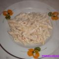 Penne con panna e salmone