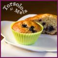 MUFFIN MIRTILLI E GOCCE DI CIOCCOLATO FONDENTE