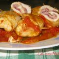 Involtini di pollo al pomodoro