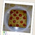 Focaccia allo stracchino e piselli