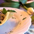 Parmigiano paraboloid + f(artichokes, fontina,[...]