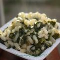 Risotto agli spinaci, noce moscata e formaggio