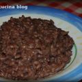 Risotto con amarone e monte veronese