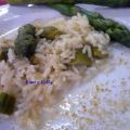 Risotto con asparagi al profumo di zenzero